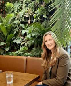 Holly Toscanini smiling at the camera